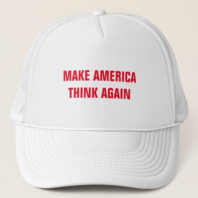 GORRA DE CAMIONERO HACER QUE ESTADOS UNIDOS PIENSE DE NUEVO (Anverso)
