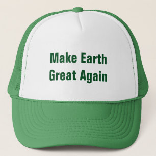 Gorra De Camionero Hacer que la Tierra vuelva a ser grande