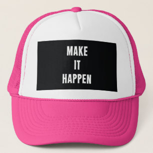 Gorra De Camionero Hacerlo pasar negro motivacional