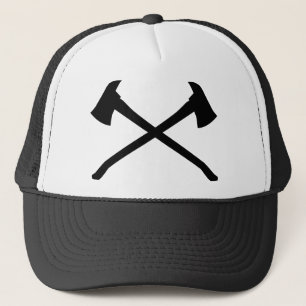 Gorra De Camionero Hacha cruzada del fuego