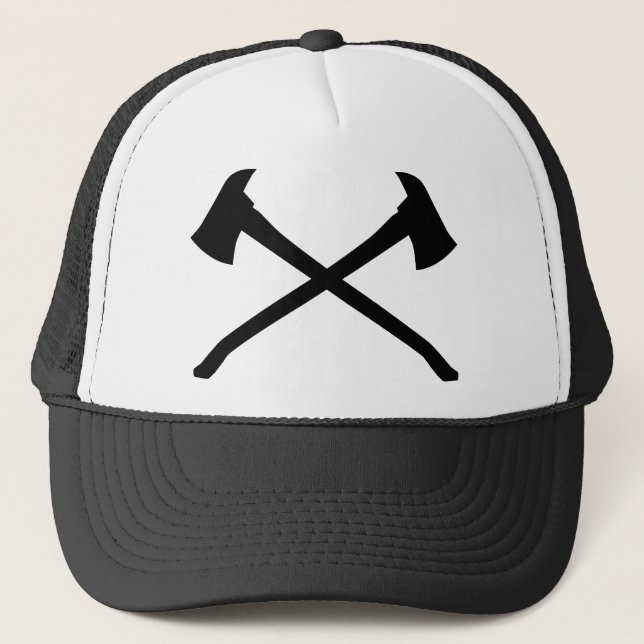 Gorra De Camionero Hacha cruzada del fuego (Anverso)