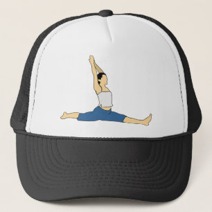 Gorra De Camionero Haciendo Yoga