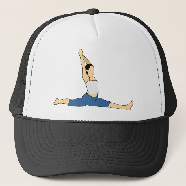 Gorra De Camionero Haciendo Yoga (Anverso)