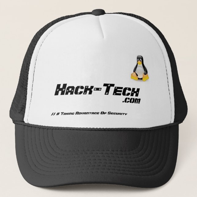 Gorra De Camionero Hack-Tech.com #1 (Anverso)