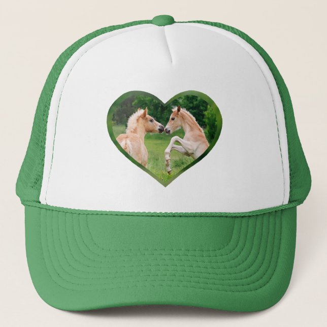 Gorra De Camionero Haflinger Caballos Cute Graciosos Tontos Amigos Co (Anverso)
