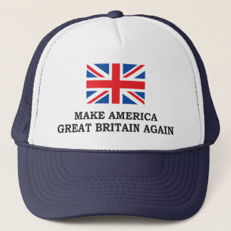 GORRA DE CAMIONERO HAGA AMÉRICA GRAN BRETAÑA OTRA VEZ