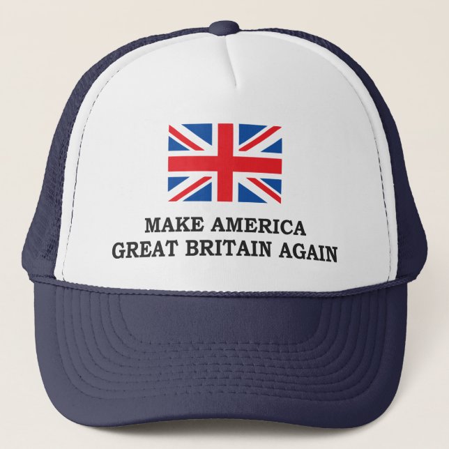 GORRA DE CAMIONERO HAGA AMÉRICA GRAN BRETAÑA OTRA VEZ (Anverso)