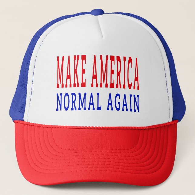Gorra De Camionero Haga América normal otra vez (Anverso)