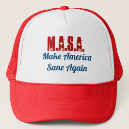 Gorra De Camionero Haga América otra vez MASA sano