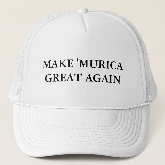 Gorra De Camionero Haga 'Murica grande otra vez (Anverso)