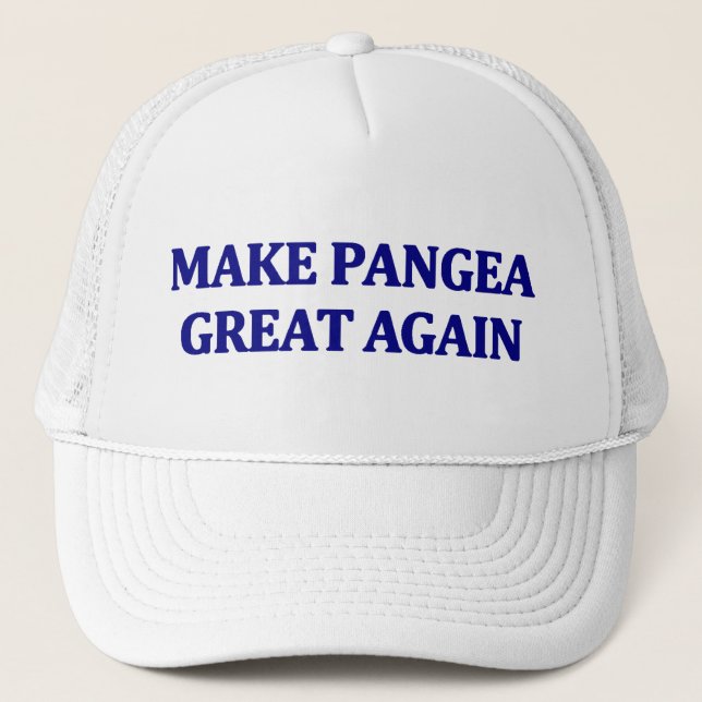 Gorra De Camionero Haga Pangea grande otra vez (Anverso)