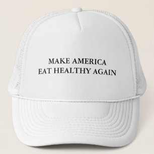 Gorra De Camionero Haga que América come sano otra vez