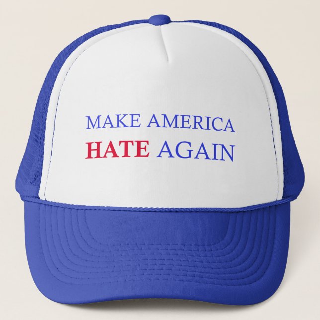 Gorra De Camionero Haga que América odia otra vez (Anverso)