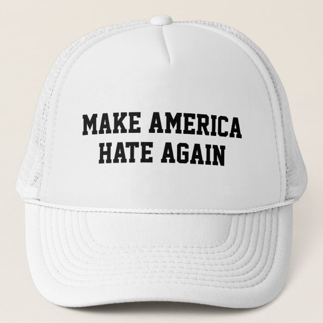 Gorra De Camionero Haga que América odia otra vez (Anverso)