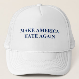 Gorra De Camionero Haga que América odia otra vez Donald Trump Anti
