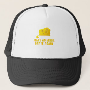 Gorra De Camionero Haga que América ralla otra vez - el queso