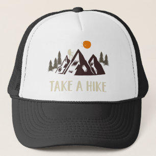 Gorra De Camionero Haga Un Senderismo