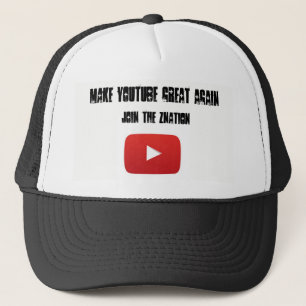 Gorra De Camionero Haga YouTube el gran otra vez gorra del camionero