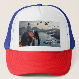 Gorra De Camionero Hagamos al hombre a nuestra imagen, Dios y el Vers