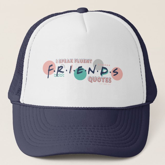 Gorra De Camionero Hago citas fluidas de AMIGOS™ (Anverso)