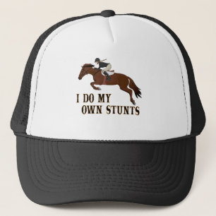 Gorra De Camionero Hago Propio Chica De Caballos De Pie