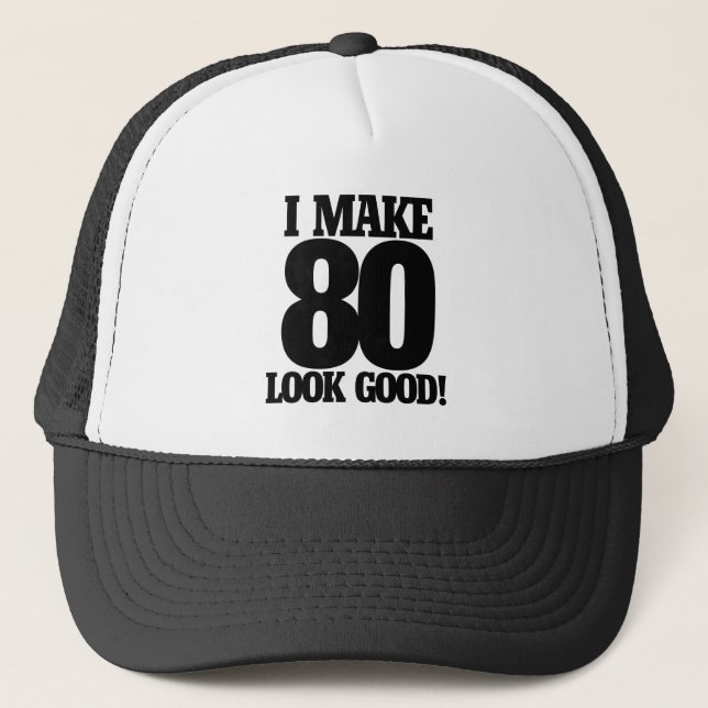 Gorra De Camionero Hago que 80 se vea bien (Anverso)