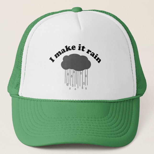 Gorra De Camionero Hago que llueve (Anverso)