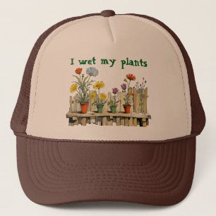 Gorra De Camionero Hago Que Mis Plantas