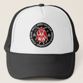 Gorra De Camionero Hail Satanás - 666 cross Cap anticristo Truckercap