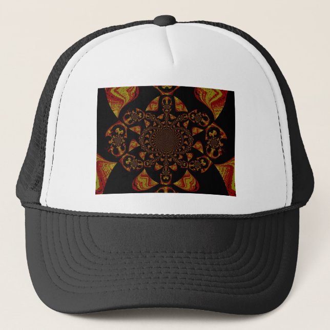 Gorra De Camionero Hakuna Matata Gift Black Jamaica Pop Art. (Anverso)