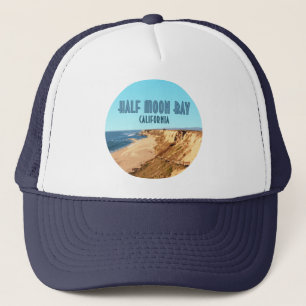 Gorra De Camionero Half Moon Bay California Vintage