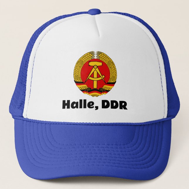 Gorra De Camionero Halle, República Democrática Alemana - DDR (Anverso)