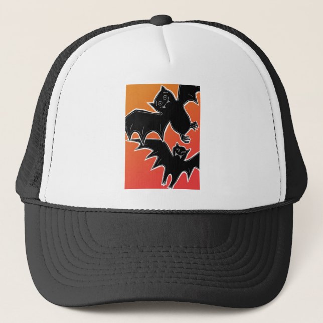 Gorra De Camionero Halloween Bats (Anverso)