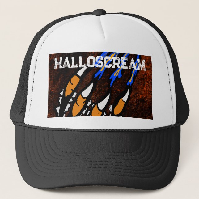 GORRA DE CAMIONERO HALLOWEEN CLAWS (Anverso)