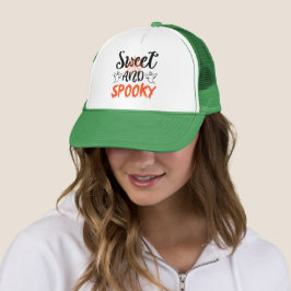 Gorra De Camionero Halloween con fantasmas dulces y fantasmagóricos