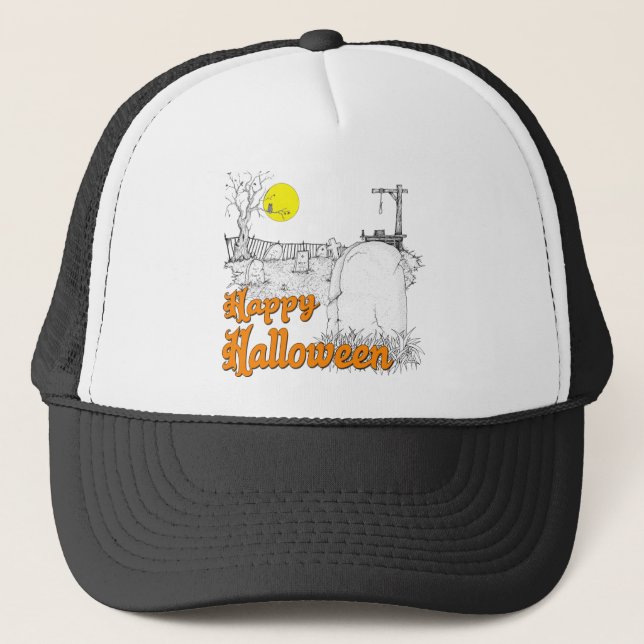 Gorra De Camionero Halloween DIY (Anverso)