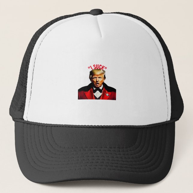 Gorra De Camionero Halloween Donald Funny Anti-Político (Anverso)