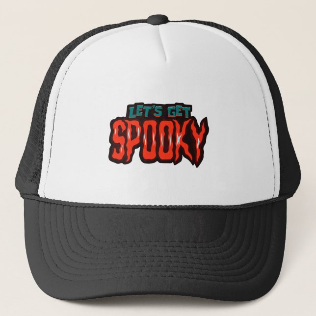 Gorra De Camionero Halloween fantasmal (Anverso)