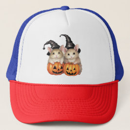 Gorra De Camionero Halloween Hamster