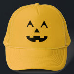 Gorra De Camionero Halloween Jack O Lantern<br><div class="desc">Sonriente sombrero de camionero Jack O Lantern - Ahora puedes ser una cabeza de calabaza para Halloween.</div>