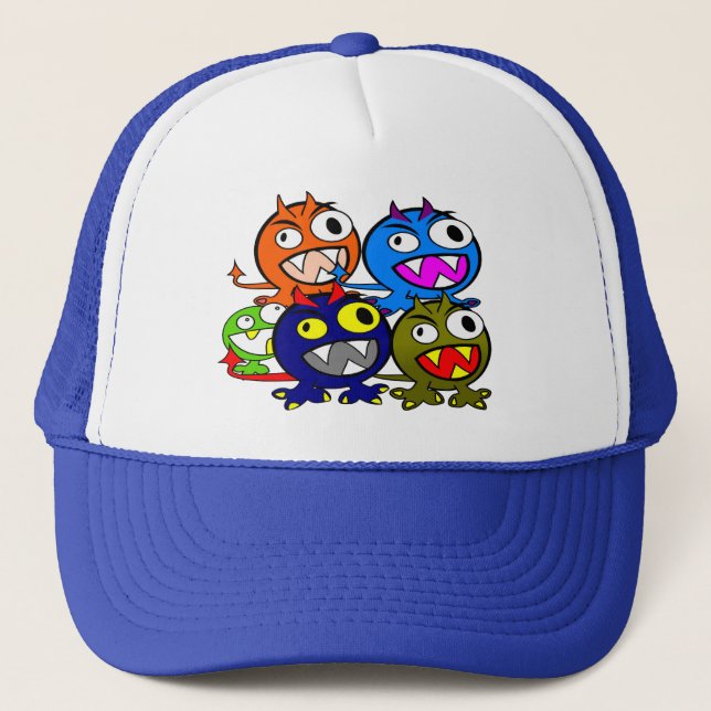 Gorra De Camionero Halloween Monster Friends (Anverso)