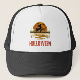 GORRA DE CAMIONERO HALLOWEEN NOCHE WITCH