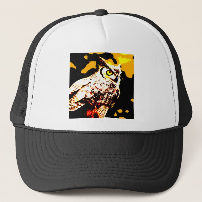 Gorra De Camionero Hallowe'en Owl (Anverso)