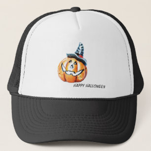 Gorra De Camionero Halloween Pumkin