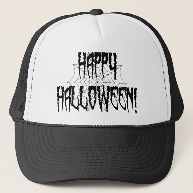 Gorra De Camionero Halloween Spider Fingers and Web (Anverso)