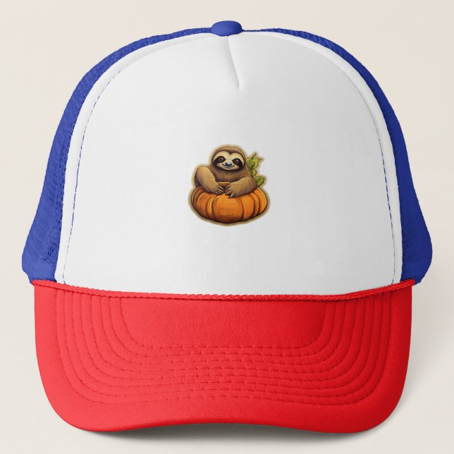 Gorra De Camionero Halloween temático espumoso camiseta sobredimensio (Anverso)