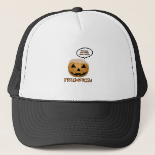 Gorra De Camionero Halloween Trumpkin hecho