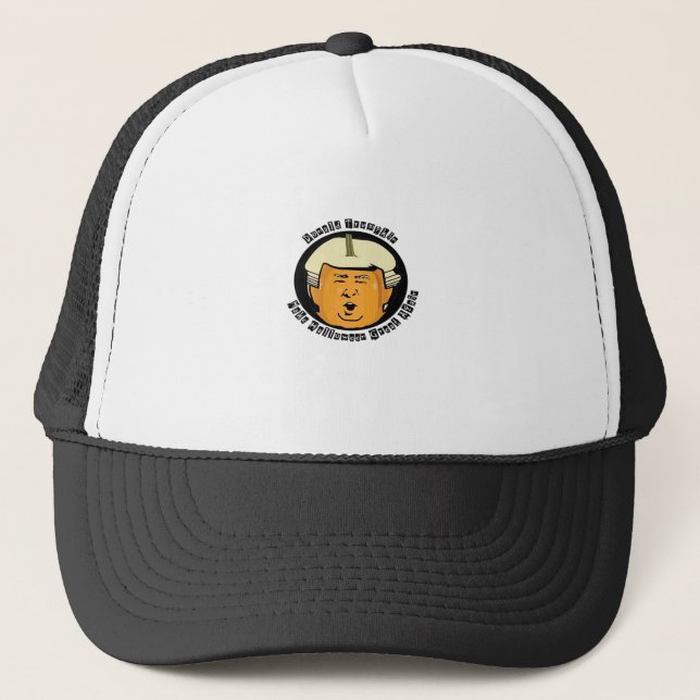 Gorra De Camionero Halloween Trumpkin Pumpkin Classic (Anverso)
