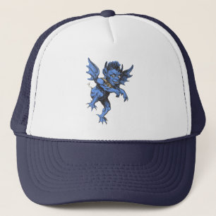 Gorra De Camionero Halloween vintage, demonio gárgola maligno aterrad