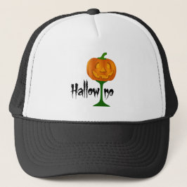 Gorra De Camionero Hallowino de calabaza de Vino Halloween